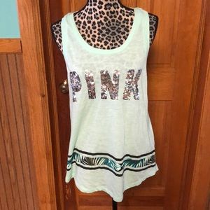 VS Pink racerback tank